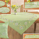 - Bestickte Tischdecke oder Kissenbezug, in Größe 101 (Deckchen, 35x 50 cm) bis 404 (Kissenbezug, 40x 40 cm), in Farbe GRÜN-BUNT – Farbe GRÜN-BUNT – Ansicht 2