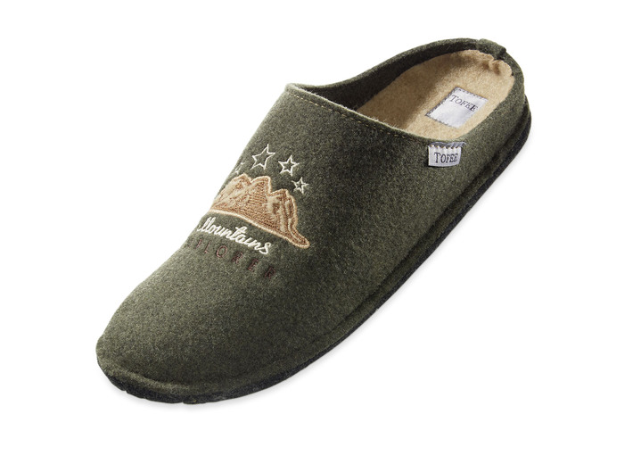 Hausschuhe - Bequemer Herren-Hausschuh Ansicht 3 Hausschuhe - Bequemer Herren-Hausschuh, in Größe 039 bis 046, in Farbe BLAU Ansicht 3
