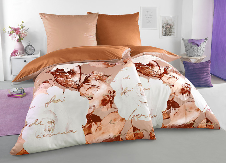 Bettwäschegarnituren - Romantische Bettwäsche-Garnitur von Grund, in Größe 111 (40/80 cm + 135/200 cm) bis 115 (80/80 cm + 155/220 cm), in Farbe GRÜN Ansicht 4