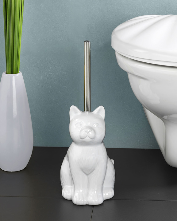 WC-Garnitur im Katzen-Design - Badezimmeraccessoires | BADER