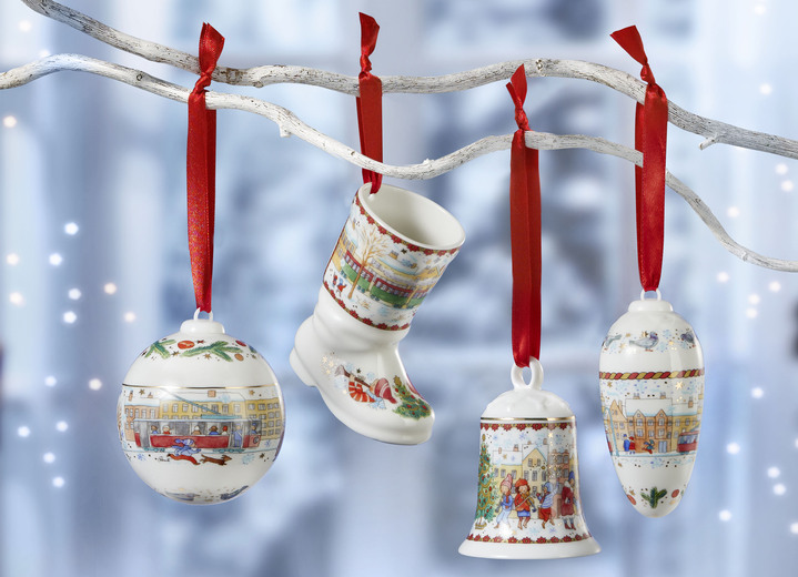 Weihnachten - Jahresschmuck 2023 aus dem Hause Hutschenreuther Ansicht 2 Weihnachten - Jahresschmuck 2023 aus dem Hause Hutschenreuther, in Farbe WEISS, in Ausführung Jahreskugel 2023 Ansicht 2