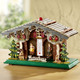 Wohnaccessoires - Wetterhaus mit Thermometer, in Farbe BUNT