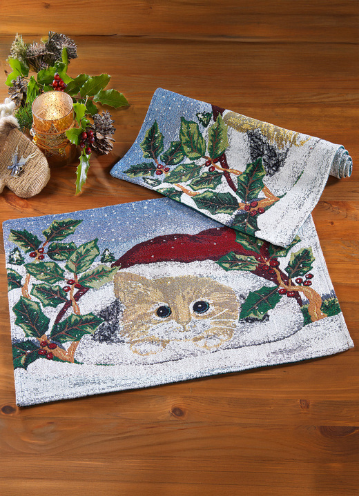 Tischdecken - Gobelin-Platzset, 2-teilig, in Farbe BUNT Ansicht 2