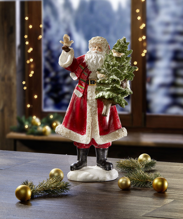 Weihnachtsmann aus Polyresin Weihnachten BADER