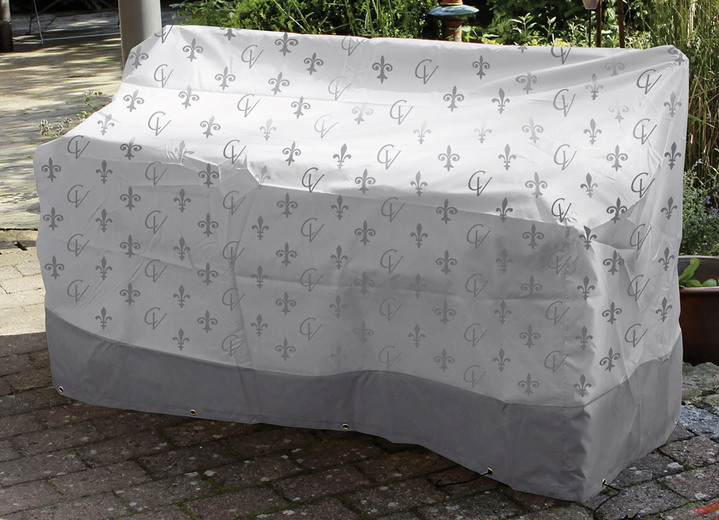 Winterlicher Garten - Witterungs- und UV-beständige Abdeckhüllen Ansicht 3 Winterlicher Garten - Witterungs- und UV-beständige Abdeckhüllen, in Farbe GRAU, in Ausführung für Schirm, ø 35 cm, Höhe 140 cm Ansicht 3
