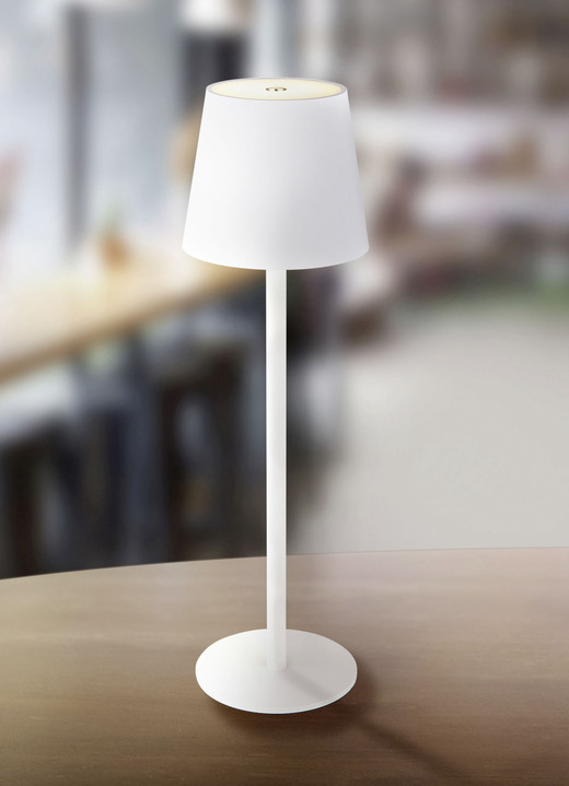 Tischleuchten - Moderne Tischleuchte für den Innen- und Außenbereich, in Farbe WEISS Ansicht 1