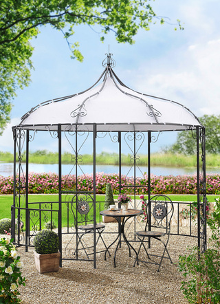 Pavillon Burma aus pulverbeschichtetem Stahl