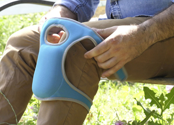 Praktische Hilfsmittel - Knieschoner mit Memory-Schaum Ansicht 3 Praktische Hilfsmittel - Knieschoner mit Memory-Schaum, in Farbe BLAU-GRAU Ansicht 3