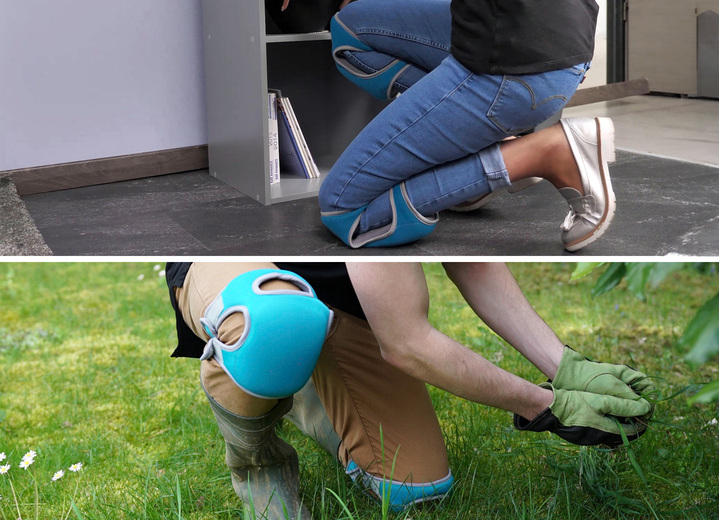 Praktische Hilfsmittel - Knieschoner mit Memory-Schaum Ansicht 4 Praktische Hilfsmittel - Knieschoner mit Memory-Schaum, in Farbe BLAU-GRAU Ansicht 4