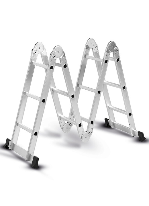 Haushaltshelfer - Multifunktionale Allzweck-Leiter Hammersmith Super Ladder Ansicht 5 Haushaltshelfer - Multifunktionale Allzweck-Leiter Hammersmith Super Ladder, in Farbe SILBER Ansicht 5