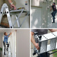 Haushaltshelfer - Multifunktionale Allzweck-Leiter Hammersmith Super Ladder – Farbe SILBER – Ansicht 3 Haushaltshelfer - Multifunktionale Allzweck-Leiter Hammersmith Super Ladder, in Farbe SILBER – Farbe SILBER – Ansicht 3