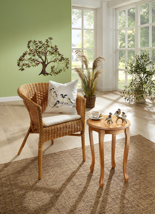 Beistelltische - Teilmassiver Beistelltisch, in Farbe ANTIKWEISS Ansicht 3