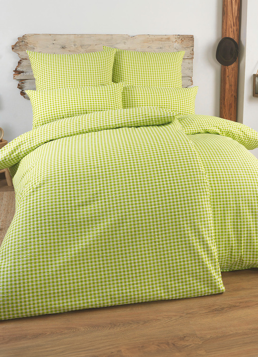 Florella - Bettwäsche-Garnitur mit Reißverschluss, in Größe 111 (40x80 cm + 135x200 cm) bis 115 (80x80 cm + 155x220 cm), in Farbe ROT Ansicht 3