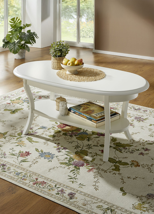 Couchtische - Couchtisch mit Ablage, in Farbe NUSSBAUM Ansicht 1