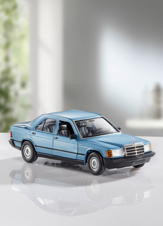 Sammlermodelle - Mercedes 190E, in Farbe BLAU