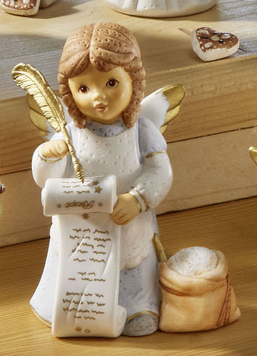 Goebel-Figuren - Szene Lebkuchenbäckerei aus der Nina & Marco-Serie Ansicht 3 Goebel-Figuren - Szene Lebkuchenbäckerei aus der Nina & Marco-Serie, in Farbe BLAU, in Ausführung Engel mit Waage Ansicht 3