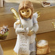 Goebel-Figuren - Szene Lebkuchenbäckerei aus der Nina & Marco-Serie – Farbe BLAU – Ansicht 1 Goebel-Figuren - Szene Lebkuchenbäckerei aus der Nina & Marco-Serie, in Farbe BLAU, in Ausführung Engel mit Waage – Farbe BLAU – Ansicht 1