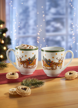 Henkelbecher Happy Wintertime von Hutschenreuther