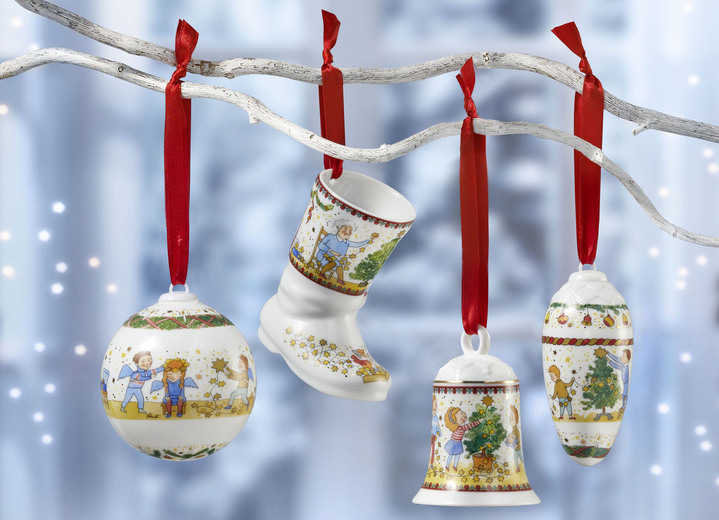 Hutschenreuther - Jahresschmuck 2024 von Hutschenreuther, in Farbe WEISS-BUNT, in Ausführung Jahresstiefel 2024 Ansicht 2