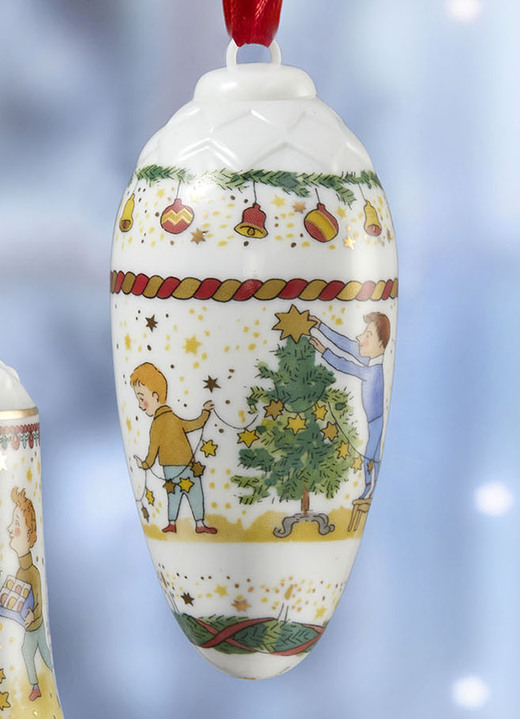 Hutschenreuther - Jahresschmuck 2024 von Hutschenreuther, in Farbe WEISS-BUNT, in Ausführung Jahresstiefel 2024 Ansicht 5