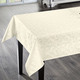 Tischdecken - Bügelfreie Tischdecke mit Fleckschutz-Ausrüstung, in Größe 130 (Läufer, 40x140 cm) bis 220 (Tischdecke oval, 155x220 cm), in Farbe WEISS – Farbe CHAMPAGNER – Ansicht 1