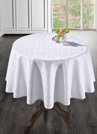 Bügelfreie Tischdecke mit Fleckschutz-Ausrüstung