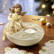 Goebel-Figuren - Teelichthalter aus hochwertigem Feinsteingut, in Farbe CHAMPAGNER