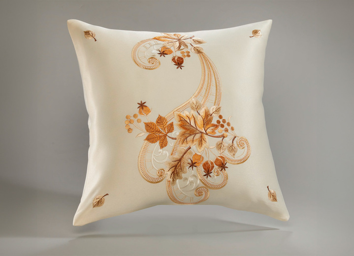 Tischdecken - Farbenfroh bestickte Tisch- und Raumdekoration, in Größe 101 (Deckchen, 35x 50 cm) bis 404 (Kissenbezug, 40x 40 cm), in Farbe ECRU-BUNT Ansicht 4