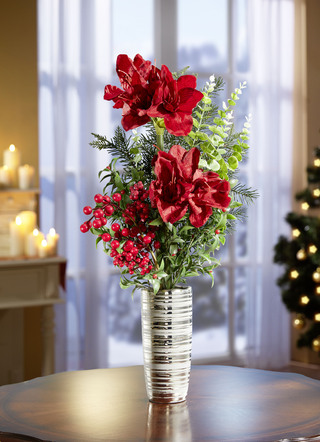 Amaryllis-Arrangement in Vase