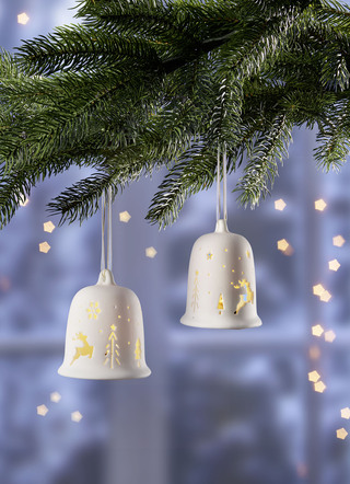 LED-Weihnachtsglocke, 2er-Set