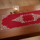 Tischdecken - Tischdecke mit aufwendigen Stickereien, in Größe 101 (Deckchen, 35x 50 cm) bis 404 (Kissenbezug, 40x 40 cm), in Farbe ROT – Farbe ROT – Ansicht 2