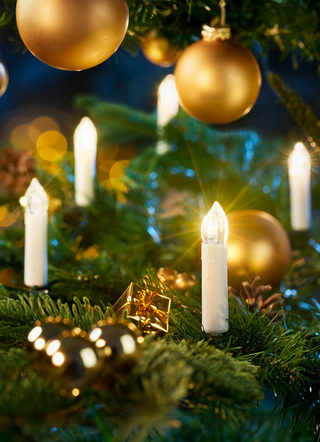 LED-Weihnachtsbaumkette, 30-flammig