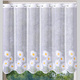 Kurzgardinen - Kurzstore mit Stangendurchzug und gebogtem Abschluss – Farbe WEISS-BUNT Kurzgardinen - Kurzstore mit Stangendurchzug und gebogtem Abschluss, in Größe 856 (H60xB104 cm) bis 896 (H100xB164 cm), in Farbe WEISS-BUNT