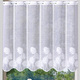 Kurzgardinen - Kurzstore mit Stangendurchzug und gebogtem Abschluss – Farbe WEISS-WEISS Kurzgardinen - Kurzstore mit Stangendurchzug und gebogtem Abschluss, in Größe 856 (H60xB104 cm) bis 896 (H100xB164 cm), in Farbe WEISS-BUNT
