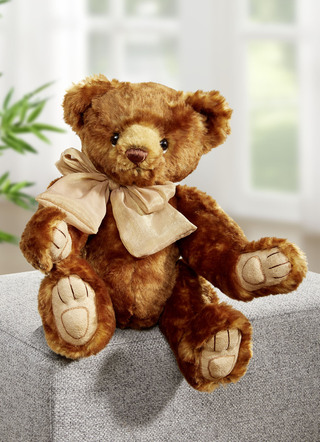 Teddybär Bastien von Clemens Spieltiere mit Clemens-Pass