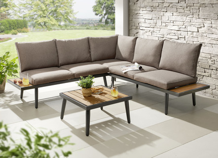 Ecklounge Korfu mit robustem Stahlgestell