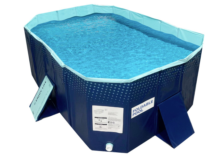 Freizeitspaß - Faltbarer Pool, in Farbe BLAU, in Ausführung Pool S Ansicht 1