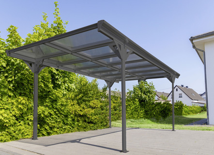 Carport mit Aluminium-Gestell