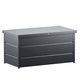 Gartenmöbel - Hochwertige Gartentruhe aus Stahlblech, in Farbe ANTHRAZIT, in Ausführung Gartentruhe klein – Farbe ANTHRAZIT – Ansicht 1