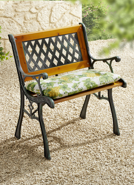 Kissen, Polster & Auflagen - Sitzkissen und Bankauflage zu Gartenmöbel Royal, in Farbe GRÜN, in Ausführung Sitzkissen Ansicht 2