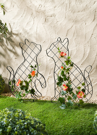 Rankhilfen "Katzen", 2er-Set