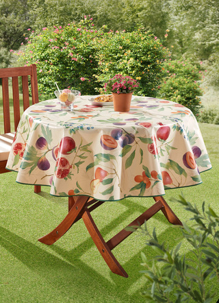 Tischdecken - Wachstuch-Tischdecke für innen und außen, in Größe 108 (Tischdecke, 80x 80 cm) bis 190 (Tischdecke oval, 140x190 cm), in Farbe MULTICOLOR – Farbe MULTICOLOR – Ansicht 