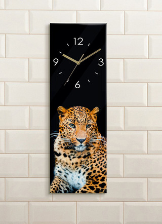 Glas-Wanduhr Quarzuhr