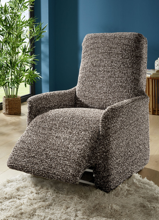 Sessel- & Sofaüberwürfe - Bi-elastische Mikrofaser-Stretchbezüge Ansicht 25 Sessel- & Sofaüberwürfe - Bi-elastische Mikrofaser-Stretchbezüge, in Größe 101 (Sesselbezug) bis 105 (TV-Sessel-Bezug), in Farbe BEIGE Ansicht 25