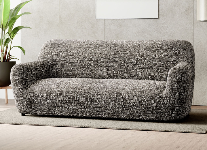 Sessel- & Sofaüberwürfe - Bi-elastische Mikrofaser-Stretchbezüge Ansicht 13 Sessel- & Sofaüberwürfe - Bi-elastische Mikrofaser-Stretchbezüge, in Größe 101 (Sesselbezug) bis 105 (TV-Sessel-Bezug), in Farbe BEIGE Ansicht 13