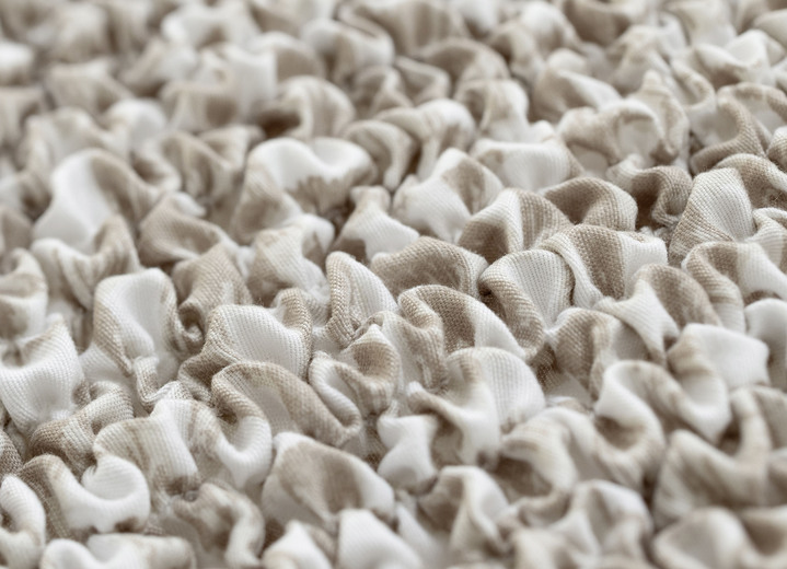 Sessel- & Sofaüberwürfe - Bi-elastische Mikrofaser-Stretchbezüge Ansicht 4 Sessel- & Sofaüberwürfe - Bi-elastische Mikrofaser-Stretchbezüge, in Größe 101 (Sesselbezug) bis 105 (TV-Sessel-Bezug), in Farbe BEIGE Ansicht 4