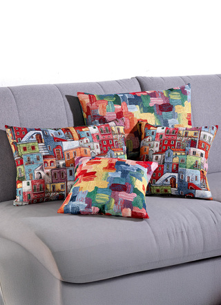 Kissenbezug mit Reißverschluss