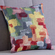 Dekokissen & Hüllen - Kissenbezug mit Reißverschluss, in Größe 105 (Kissenbezug, 40x40 cm) bis 110 (Kissenbezug, 50x50 cm), in Farbe BUNT, in Ausführung Dessin 2: Häuser – Farbe BUNT – Ansicht 1