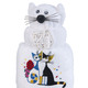 Frottier Handtücher - Frottier-Katze mit Motiv von der Künstlerin Rosina Wachtmeister, in Farbe  – Ansicht 2