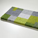 Badgarnituren - Badgarnitur in Supersoft-Qualität – Farbe GRÜN-GRAU – Ansicht 3 Badgarnituren - Badgarnitur in Supersoft-Qualität, in Größe 100 (Vorleger halbrund, 50x 80 cm) bis 112 (WC-Deckelbezug, 47x 50 cm), in Farbe GRAU-ROT – Farbe GRÜN-GRAU – Ansicht 3